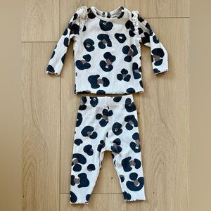 George Leopard Print Set (Size 6-12m)